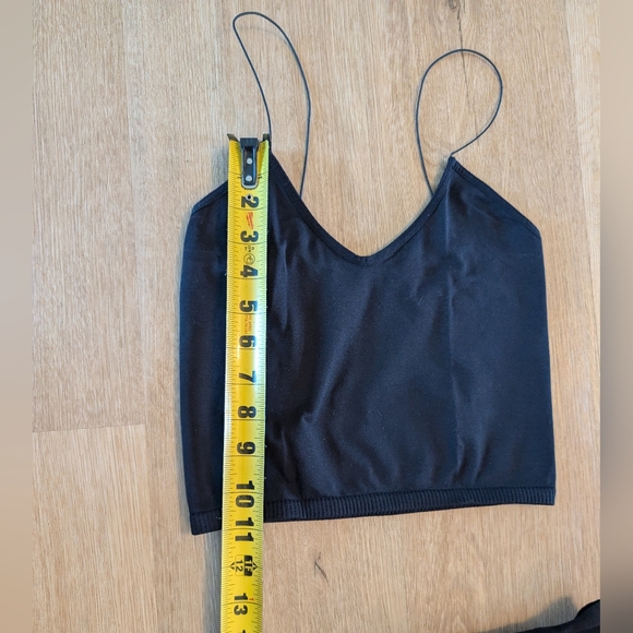 Free People black SUNDOWN skirt with Free People Intimately strappy crop top S - Picture 11 of 12